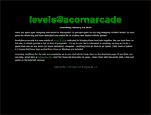 Tablet Screenshot of levels.acornarcade.com